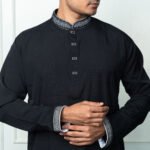 anjabi-China Stice Fabric-Z-Black - Image 2